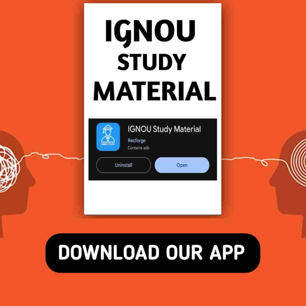 IGNOU Master Courses Study Material